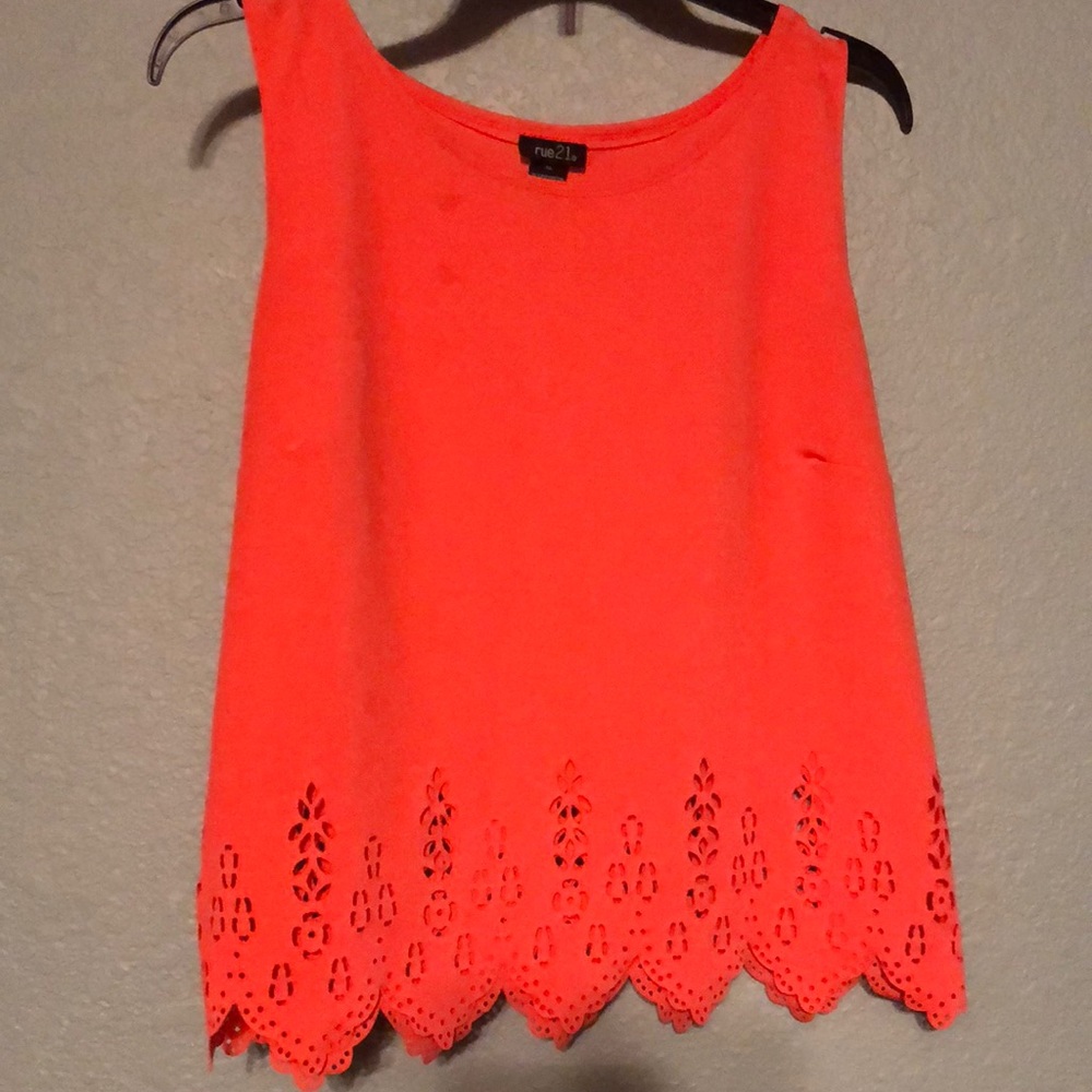 Neon Peach Shirt